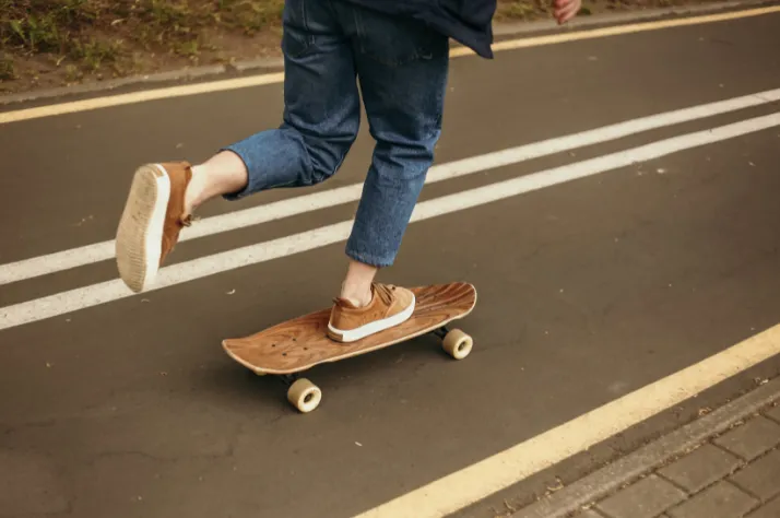 Ride on a Skateboard